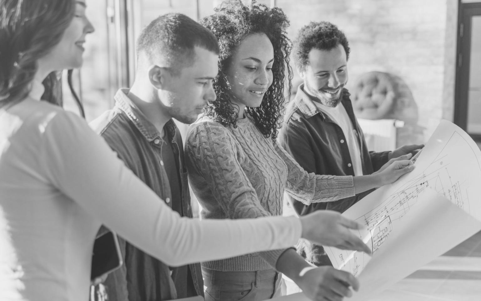 Réunion de travail sur la stratégie financière d'entreprise